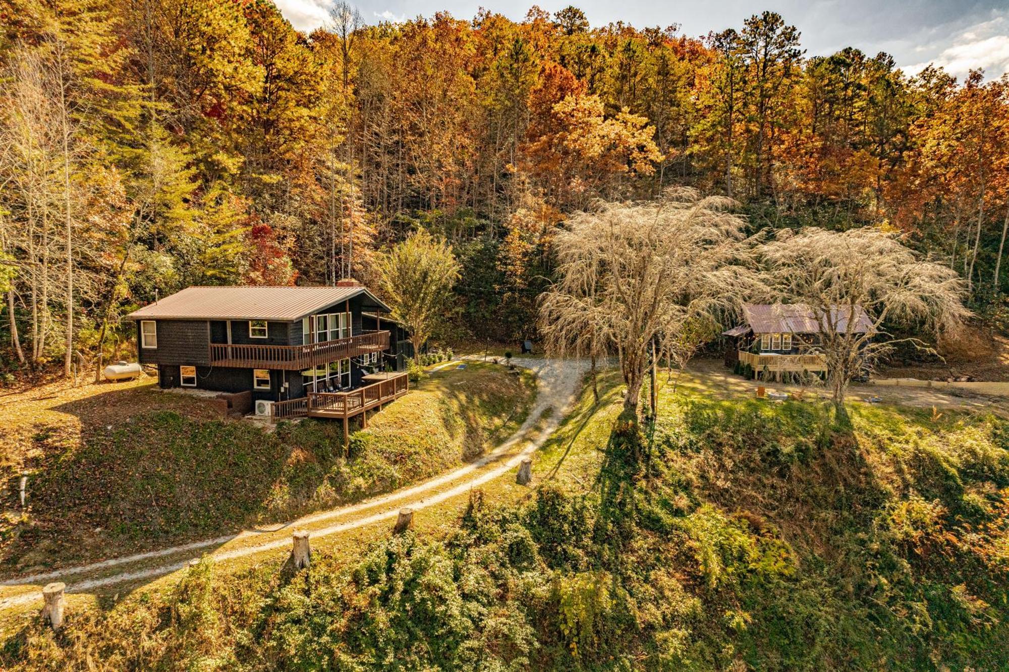 Big Blue Cabins Bryson City Eksteriør billede